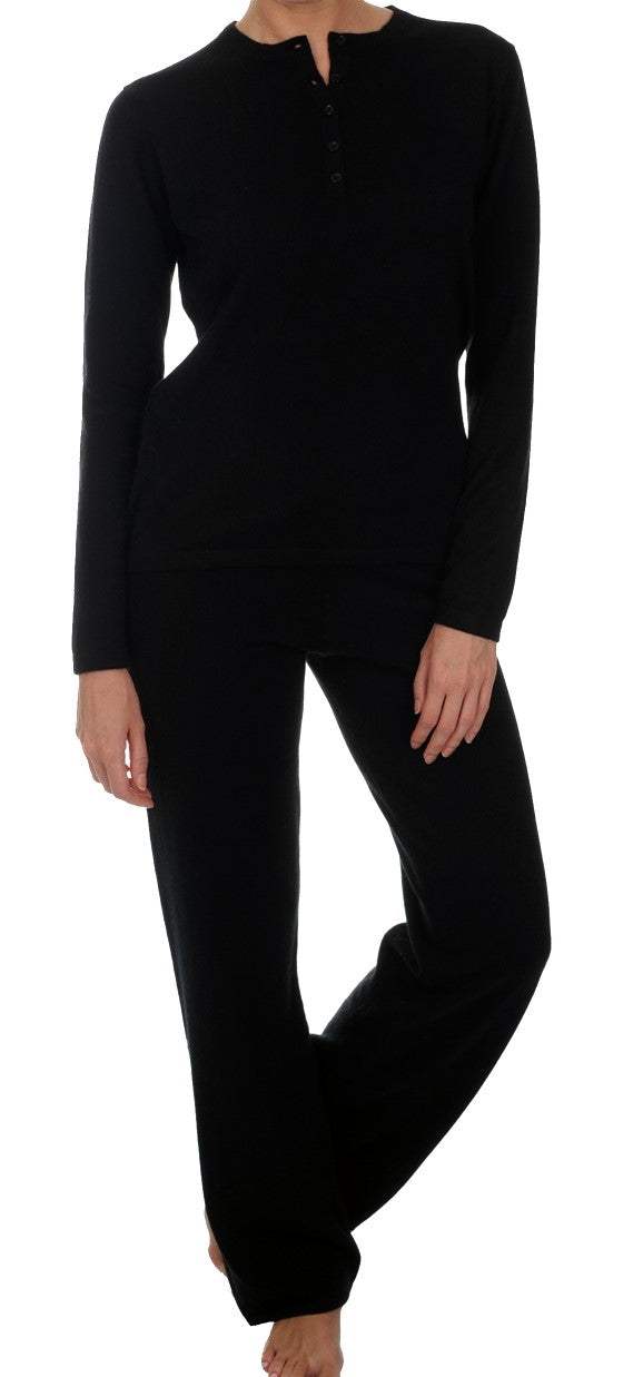 Balldiri 100% Kaschmir Damen langarm Hausanzug 2-fädig - Balldiri & Windhound
