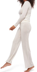 Balldiri 100% Kaschmir Damen Hausanzug Pyjama mit rundhals zweiteilig 2-fädig - Balldiri & Windhound