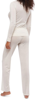 Balldiri 100% Kaschmir Damen Hausanzug Pyjama mit rundhals zweiteilig 2-fädig - Balldiri & Windhound