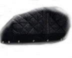 Windhound US Collegejacke College Jacke Lederärmel Retro 90er 80er - schwarz - schwarz - Balldiri