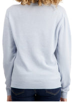 Balldiri 100% Kaschmir Damen Langarm Jacke mit Rundhalsausschnitt 2-fädig - Balldiri & Windhound